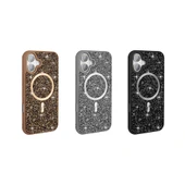 Apple iPhone 16 Pro Kılıf Pırlanta Tasarımlı Magsafe Şarj Özellikli Redclick Mozaik Silikon Kapak thumbnail 8