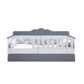 Yavrulu Karyola, Flower Yavrulu Montessori Karyola - Gri + 1 Adet Comfort Yatak - 4