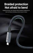 Daytona ZR852 240W USB 4.0 40GBPS 8k Thunderbolt Görüntü Aktarım ve Hızlı Şarj Kablosu 1 Metre - 3