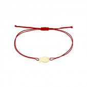 14 Ayar Altın Sevimli Balık İpli Bileklik thumbnail 1