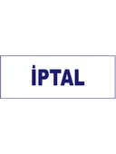 İptal Kaşesi, 912 (51mmX19mm) Mavi Keçeli Kırmızı Otomatik Kaşe - 2
