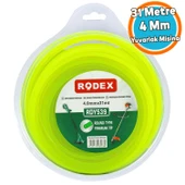 Misina Motorlu Tırpan Yuvarlak Misina 4 mm 31 Metre Çim Ot Biçme Teli RDY539 - 1