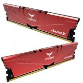Team T-Force Vulcan Z Red 32GB 2x16GB 3200MHz CL16 DDR4 Gaming Ram (TLZRD432G3200HC16FDC01) - 2