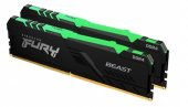 16GB KINGSTON FURY Beast  RGB DDR4 3200Mhz KF432C16BBAK2/16 2x8G - 1