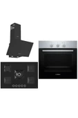 Bosch & Ferre Large Apiralla 3 lü Ankastre Set ( HBF011BR0T - SS035 - D086 ) 75 cm Ocak - 1