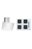 Bosch Beyaz İkili Ankastre Set (DWK64PJ20T-POP7C2P30O) - 1