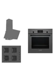Bosch & Ferre Grigio 3 lü Ankastre Set ( HBF512BH1T - SS208 - D088 ) - 1
