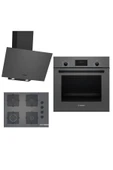Bosch Ankastre Gri 3 Lü Set 310 (HBF512BH1T-POP7C9P30O-DWK64PJ70T) - 1