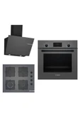 Bosch Ankastre Gri 3 Lü Set 308 (HBF512BH1T-POP6C9P30O-DWK66PJ70T) - 1