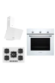 Bosch & Ferre Large Daylight 3 lü Ankastre Set ( HBF011BV1T - SS036 - D087 ) 75 cm Ocak - 1