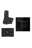 Siemens & Ferre Large Castelo 3 lü Ankastre Set ( HB012FBB1T - SS035 - D086 ) 75 cm Ocak - 1