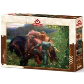 Art Puzzle 2000 Parça Merhametsiz Güzel Kadın 5487 - 1