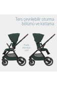 Oxford Çift Yönlü Seyahat Sistem Olabilen Bebek Arabası Twillic Green - 6