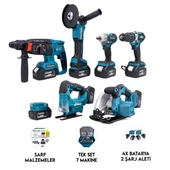DAWREEK YEDİLİ SET MK350 (POWERBANK&LED+Ş.Hilti+Ş.spral+S.Sıkma+13mm Ç.Mandren+Ş.Dekupaj+Sunta Kesme - 1