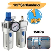 Pnömatik Şartlandırıcı Filtre BFC4000 0.05-0.85 Mpa Maksimum Basınç 150 Psı Hava Komprasör 1/2" İnç thumbnail 1