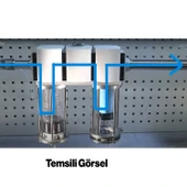 Pnömatik Şartlandırıcı Filtre BFC4000 0.05-0.85 Mpa Maksimum Basınç 150 Psı Hava Komprasör 1/2" İnç thumbnail 3