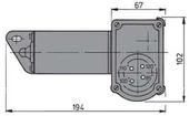 Vetus RWS Tip silecek motoru - 2