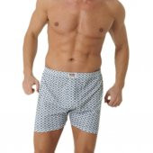 Sedef Yıldızı Erkek Büyük Beden Penye Desenli Boxer 1012 - 1