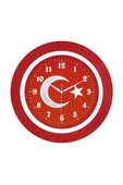 Aypaş Ayp 116 Duvar Saati Galaxy Türk Bayrağı - 1