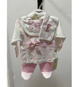 Babyim KIZ ÇOCUK 4'LÜ ZIBIN TAKIM (Pembe) - 1