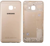 Samsung Galaxy C5 Arka Kapak Pil Kapak Kasa-Gold - 1