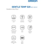 OMRON MC-520-E KULAKTAN ATEŞ ÖLÇER DERECE - 4