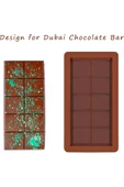 2 Adet Meşhur Dubai Çikolatası Kalıbı Silikon Çikolata Kalıbı Bpa Free İçermez Sağlığa Uygun - 4