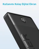Anker 326 Powerbank (20.000 mAh, 15W, 2-Port), Yüksek Kapasite, Dijital Ekran ve Kompakt Tasarım, Çift Yönlü Çıkış - 2