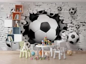 Futbol Topu Çocuk Odası Duvar Kağıdı thumbnail 5