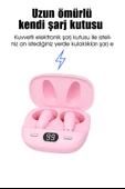 Pro 6plus Slikonsuz Kablosuz Bluetooth Kulaklık Pembe - 2