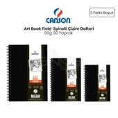 Canson Field Drawing Books Çizim Defteri Spiralli 96g 90 Yaprak - 1