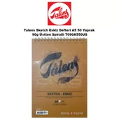 Talens Sketch Eskiz Defteri A5 50 Yaprak 90g Üstten Spiralli T090A550US - 1