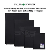 Daler Rowney Hardback Sketchbook Extra White Sert Kapak Çizim Defteri 100g 110 Yaprak thumbnail 1
