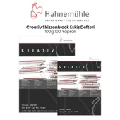 Hahnemühle Creativ Skizzenblock Eskiz Defteri 100g 100 Yaprak - 1