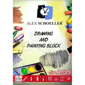 Alex Schoeller Drawing and Painting Block Dokulu Eskiz Defteri 220g 15 Yaprak 35x50cm thumbnail 2