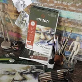 Canson CA Grain Albüm Light Grain Spiralli 180g 30 Yaprak thumbnail 3