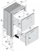 Vitrifrigo Buzdolabı. DW180 OCX2 RFX - 2