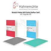 Hahnemühle Sketch Note İkili Eskiz Defter Seti 40 Yaprak A5 - 1