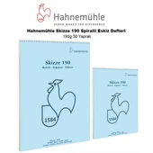 Hahnemühle Skizze 190 Spiralli Eskiz Defteri 190g 50 Yaprak - 1