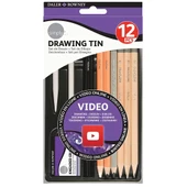 Daler Rowney Simply Drawing Tin 12li Set - 1