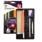 Daler Rowney Simply Drawing Tin 12li Set - 4