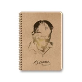 KESKİN FUNKY ATA SPİRALLİ DEFTER 17x23 DÜZ 100 YAPRAK (418110) - 3