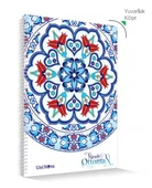 ÇINAR NİCEA OTTOMAN SPİRALLİ DEFTER A4 KARELİ 72 YAPRAK (71708) - 1