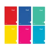 KESKİN COOL SPİRALLİ PLASTİK KAPAK DEFTER A4 ÇİZGİLİ 100 YAPRAK (321861) - 1