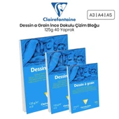 Clairefontaine Dessin a Grain İnce Dokulu Çizim Bloğu 125g 40 Yaprak thumbnail 1