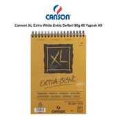 Canson XL Extra White Eskiz Defteri 90g 60 Yaprak A5 - 1