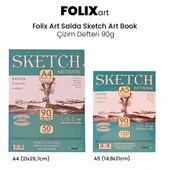 Folix Art Sketch Book Çizim Defteri 90g 50 YP - 1