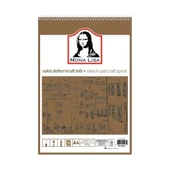 Südor Mona Lisa Eskiz Defteri Kraft Tel A4 Mn01-4 - 1