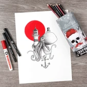 Cretacolor Tattoo Dövme Çizim Seti 14lü 40083 thumbnail 3