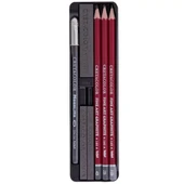 Cretacolor Graphite Eskiz Seti 9lu Metal Kutu 16029 - 2